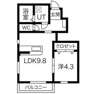 グリーンヒルズ大堤B棟【1階】の間取り