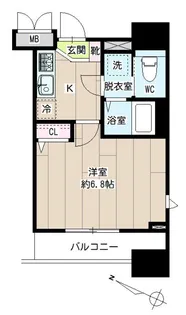 POWERHOUSE BKII【5階】の間取り