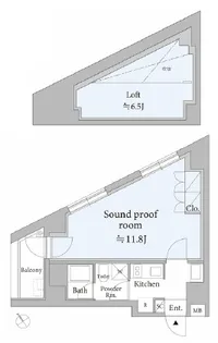 ASTILE STUDIO代々木【7階】の間取り