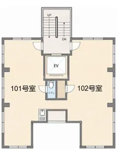 司コーポラス【1階】の間取り