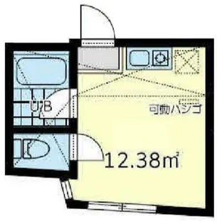 ユナイト根岸リモージュ【2階】の間取り