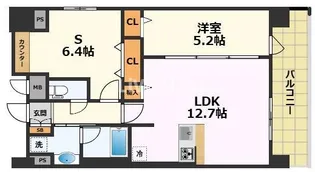 セイワパレス吹上公園【7階】の間取り