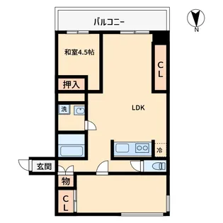 ホワイトコート井荻【4階】の間取り