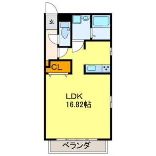 VISAGE笠原I【3階】の間取り