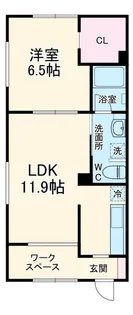 le jardin【1階】の間取り