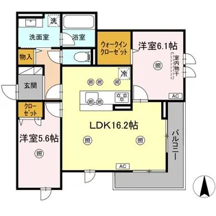 Luveria【2階】の間取り