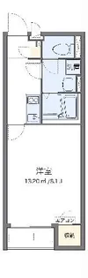 クレイノ鶴ヶ浜【1階】の間取り