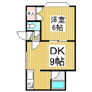 プラティーク・ジョア【2階】の間取り