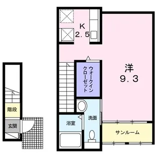 クレール(奈良市)【2階】の間取り