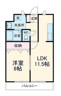 M’sdreamXIV【3階】の間取り