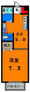 ニューウィンド【2階】の間取り
