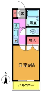 ライラックI【1階】の間取り
