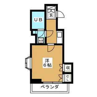 リージェントコーポE23番館【6階】の間取り