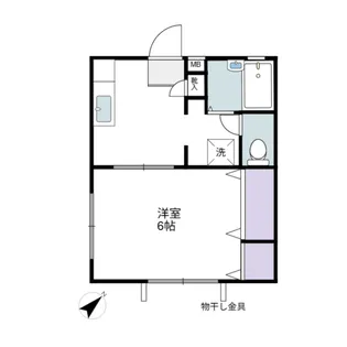パストラル B棟【1階】の間取り