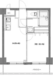 リグランド上野稲荷町【4階】の間取り