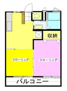 アゼリアハイツ【1階】の間取り