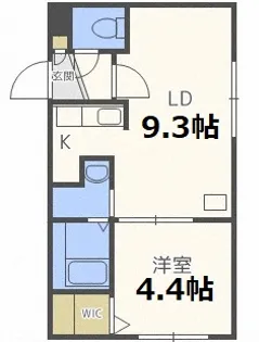 VILLAGE GATE【3階】の間取り