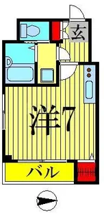 プランドール錦糸町【5階】の間取り