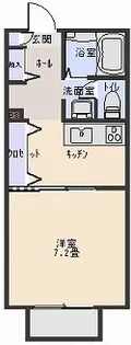 コスモスハイツA棟【2階】の間取り