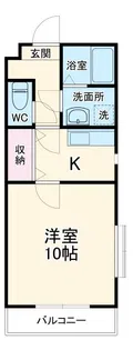 クレアトゥールI【4階】の間取り