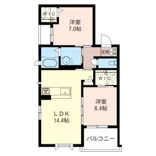 オークヒルズさいたま新都心【3階】の間取り