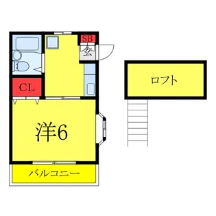 サンシャインI【2階】の間取り