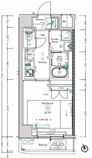 ARKMARK等々力【7階】の間取り