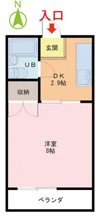 コーポ樹【3階】の間取り