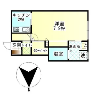 パスト中代【1階】の間取り