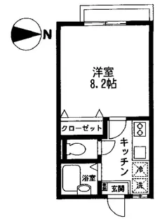 ラカーサ本厚木【1階】の間取り