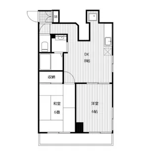第7むさしマンション【5階】の間取り