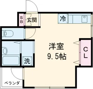アクセス四葉【3階】の間取り