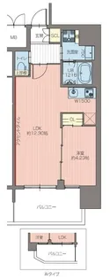 プレジオ西中島ASIAN【8階】の間取り