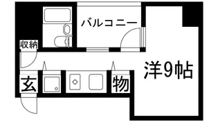 コメットマンション鴻池【4階】の間取り