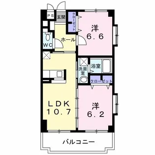 バディーハウス【3階】の間取り