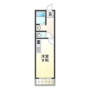 コーポ三重ハウス【2階】の間取り