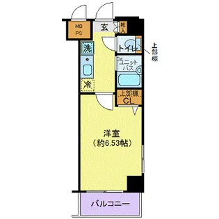 ヴェルト日本橋3【9階】の間取り