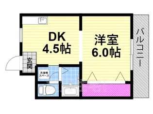 マンションヨコタ2号館【3階】の間取り