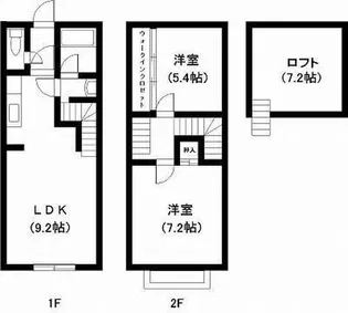 ヴィラスールIの間取り