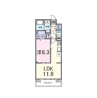 ロジュマンK【3階】の間取り