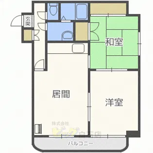 ビッグバーンズマンション東札幌IV【2階】の間取り