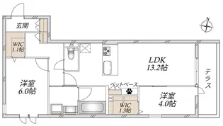 (仮称)新座市大和田メゾン【1階】の間取り