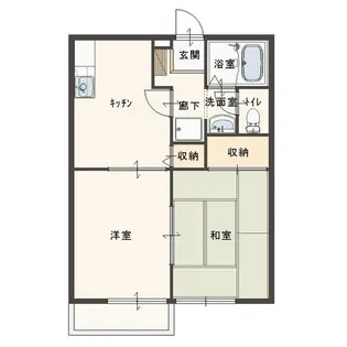 クレールハイツ【1階】の間取り