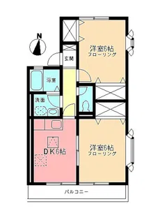アーバンライフB【2階】の間取り