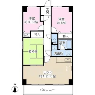 グレーシア大西【3階】の間取り