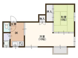 大阪府大阪市西成区千本南1【マンション】の間取り
