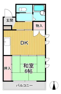 六興ヒルズ岩沼【2階】の間取り
