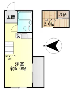 マイプラン西新宿A【2階】の間取り