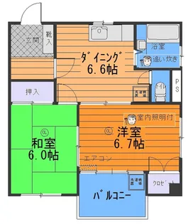 ホワイトシティ【4階】の間取り