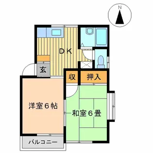 福島県郡山市富久山町福原字照内【アパート】の間取り